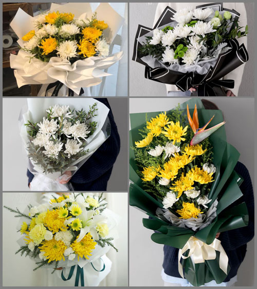 广东梅州市五华县长布镇栋新村白事花束代送